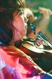 Exploding Rainbow Orchestra performer. Photo taken by Max Hudson Cao.